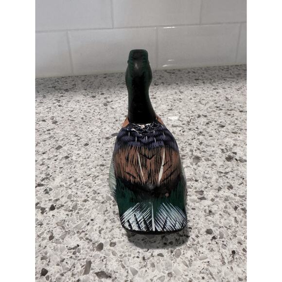 Vintage Wooden Carved And Painted Duck - Picture 3 of 7